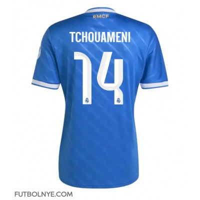 Camiseta Real Madrid Aurelien Tchouameni #14 Tercera Equipación 2025-26 manga corta Camiseta Real Madrid Aurelien Tchouameni #14 Tercera Equipación 2025-26 manga corta